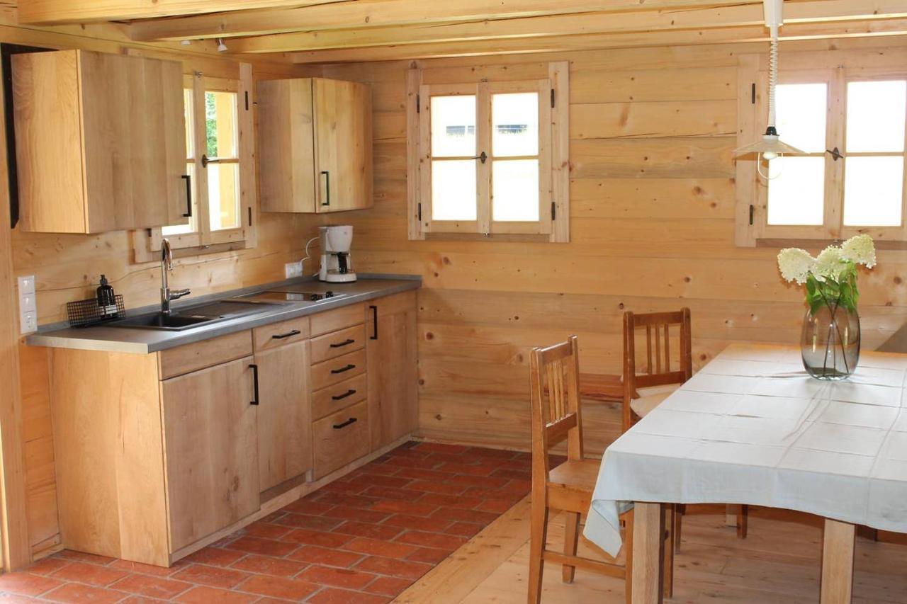Holzchalet Kirchanschoring Buitenkant foto
